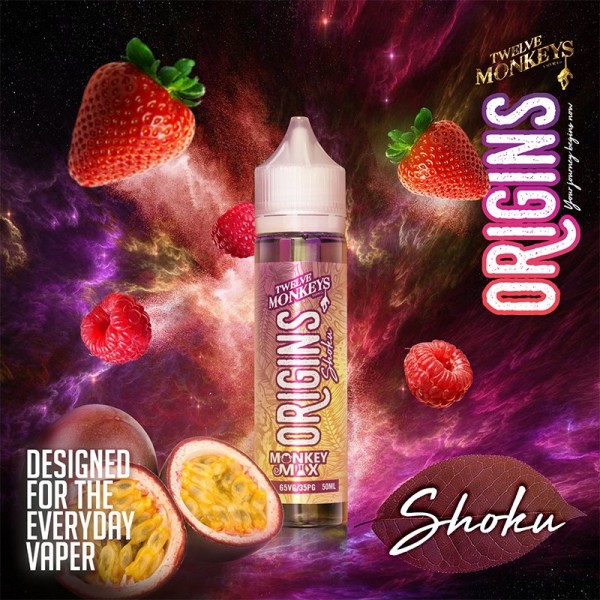 Liquid Origins Shoku - Twelve Monkeys - 50ml/60ml