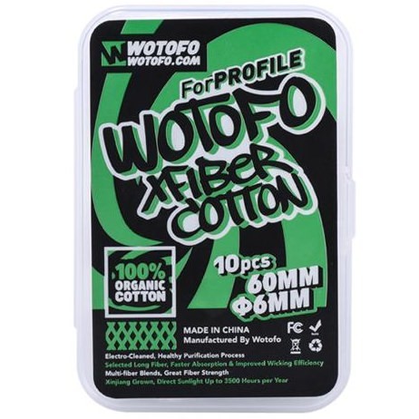 Wotofo Profile Agleted Organic Cotton / Schnürsenkel Watte