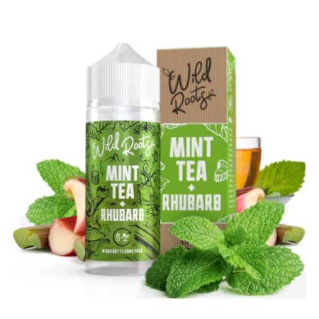 Liquid Mint Tea with Rhubarb - Wild Roots 100ml/120ml