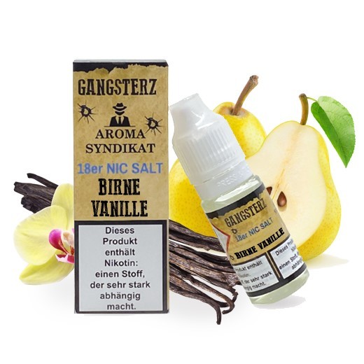 Liquid Birne Vanille - Aroma Syndikat Gangsterz Nikotinsalz